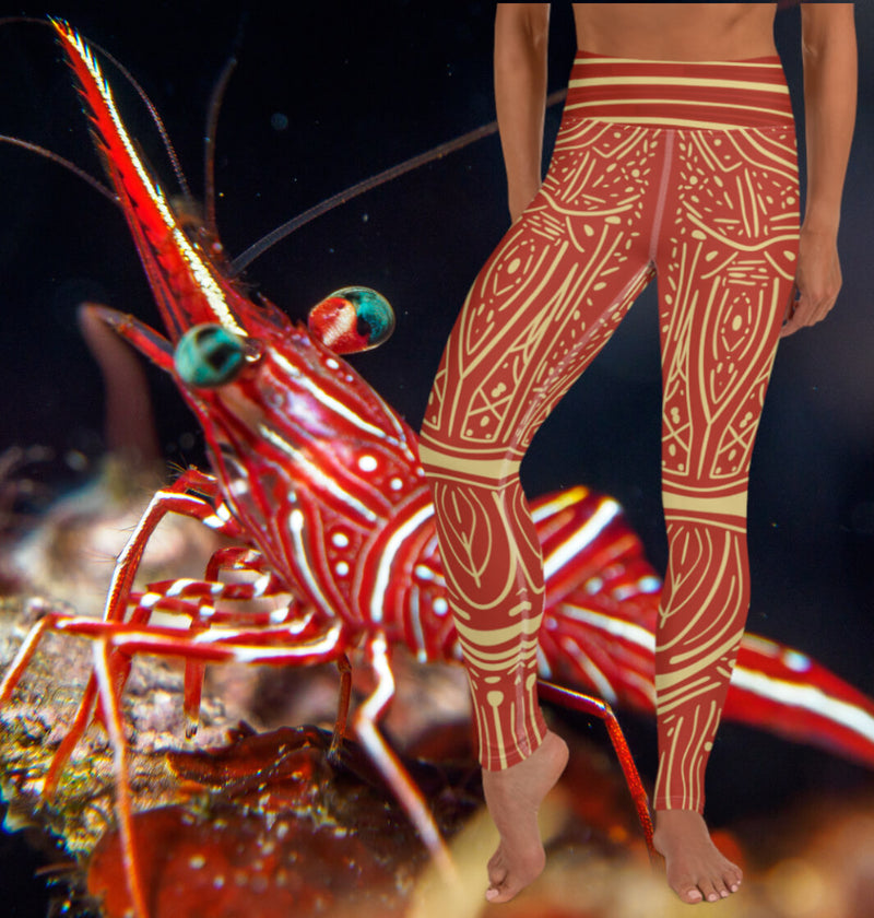 Custom Cobranded Dancing Shrimp Leggings