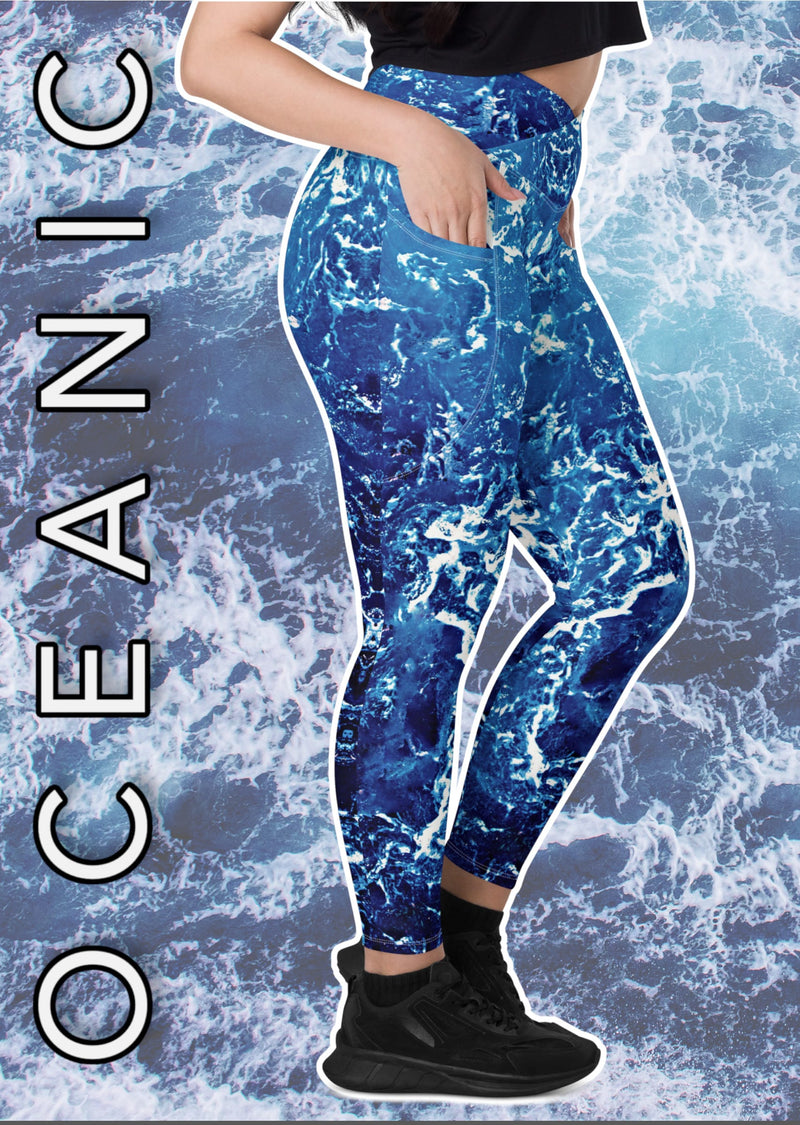 Custom Cobranded Oceanic Pocket Leggings