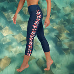 Custom Cobrand Stingray Yoga Capri Leggings