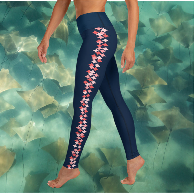 Custom Cobrand Stingray Yoga Leggings