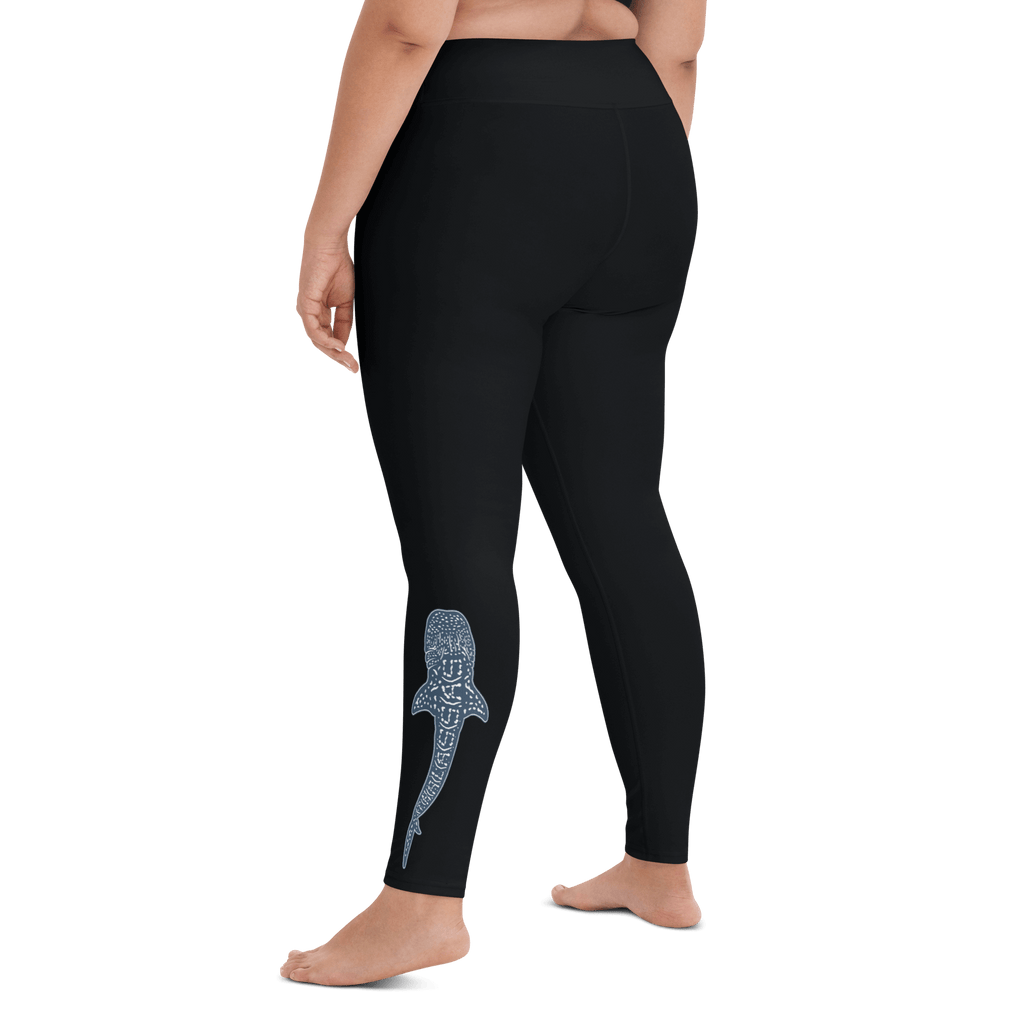 Custom Cobrand Whale Shark Secret Yoga Leggings