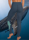 Whale Shark Secret Yoga Leggings