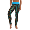 Electric Swallowtail Sea Slug Yoga Leggings
