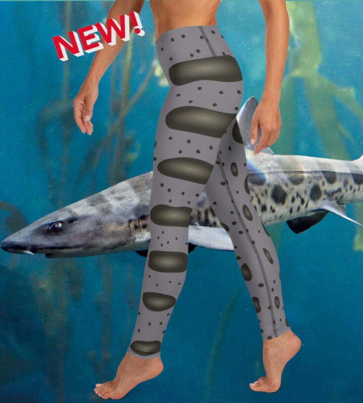 Leopard Shark Yoga Leggings