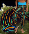 Electric Swallowtail Sea Slug Yoga Leggings