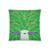 Sea Sheep throw pillow in size 22x22.