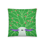 Sea Sheep throw pillow in size 22x22.