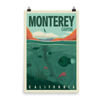 Monterey Canyon Poster in size 24x36.