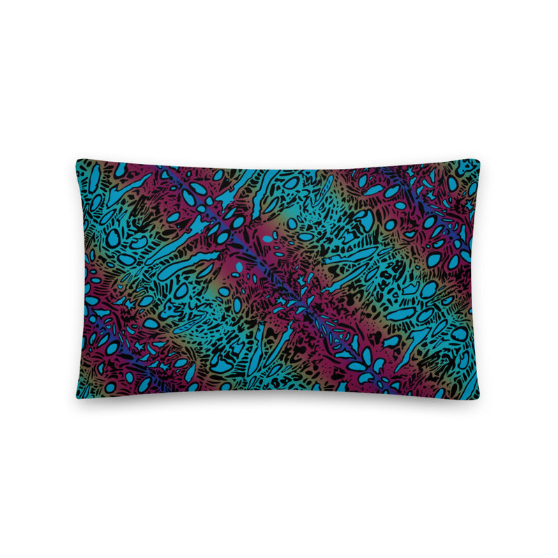 Crocea Clam Throw Pillow in size 20x12.