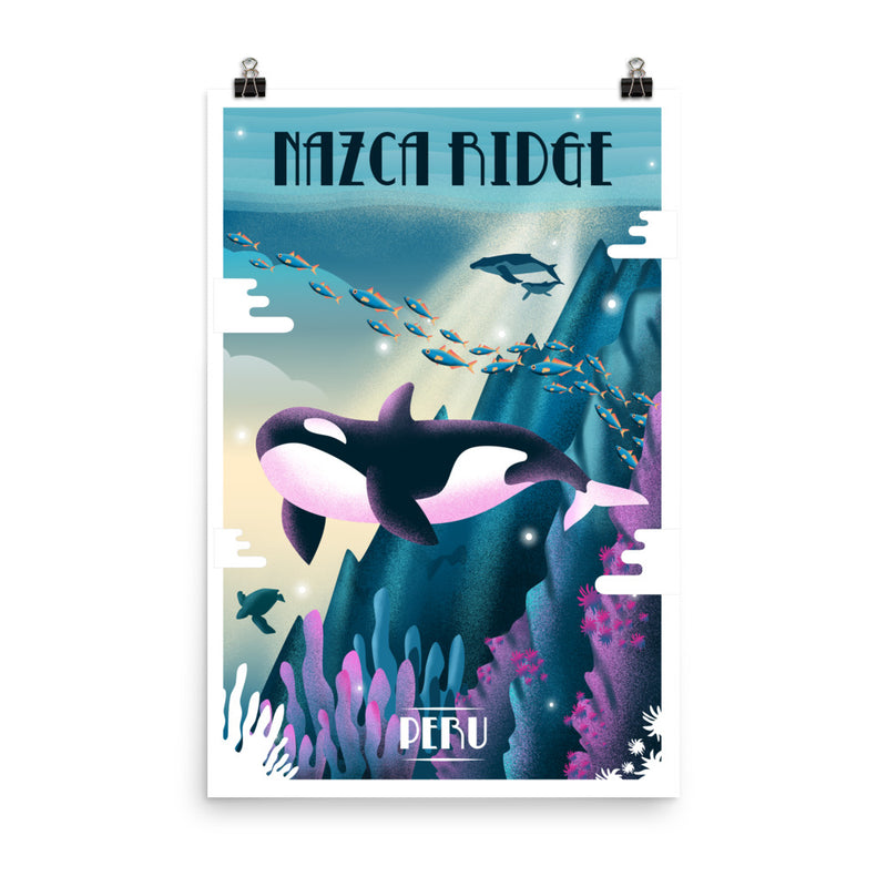 Nazca Ridge Poster in size 24x36.