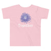Pink color version of the toddler anemone short sleeve t-shirt.