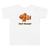 White color version of the toddler Just clownin’ short sleeve t-shirt.