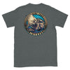 Dark heather color version of the short sleeve mahi mahi design t-shirt, size 2XL.
